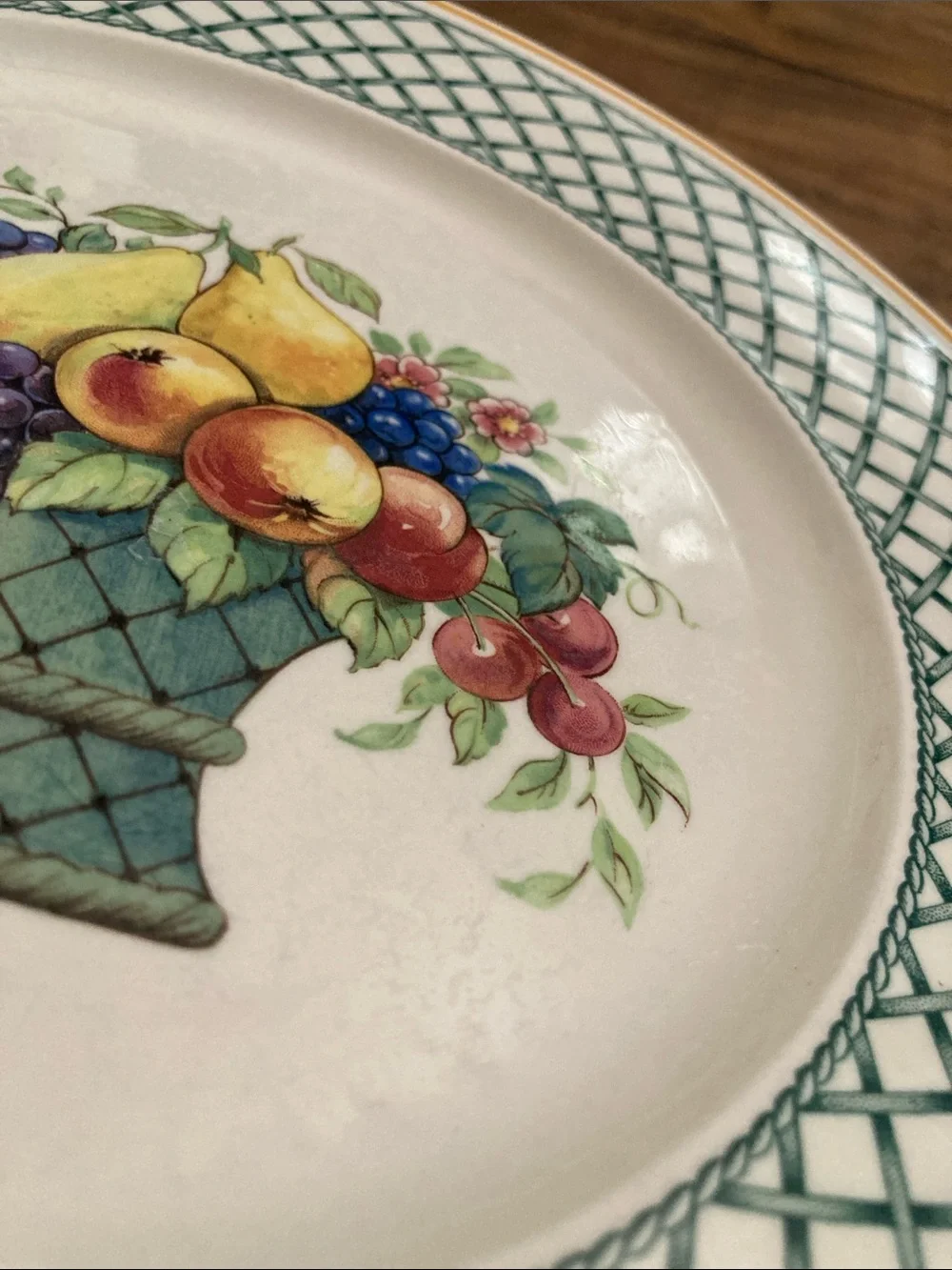 Villeroy and boch basket Dinner Plate -